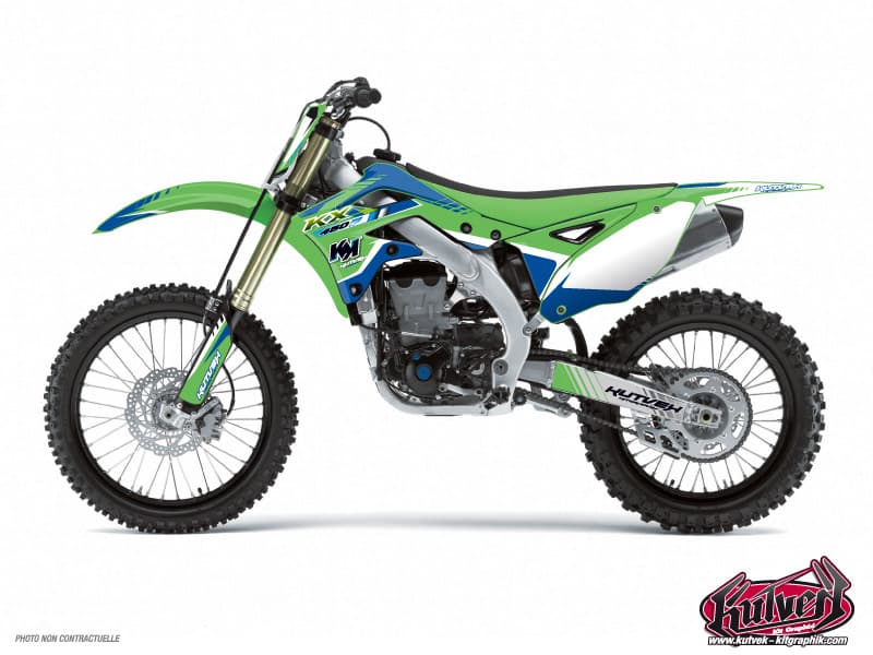 dirt bike kawasaki kx 85 pulsar blue graphic kit | Kawasaki | Kutvek