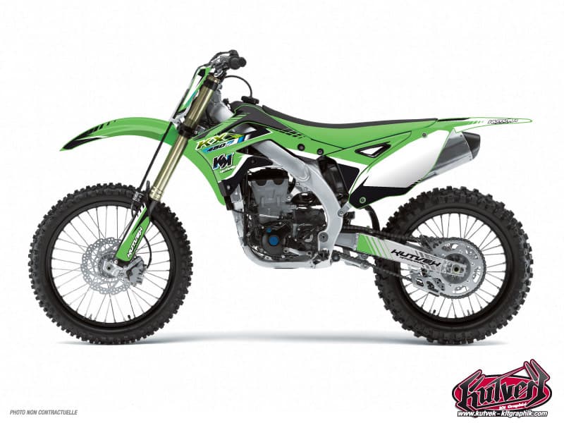 kit graphique motocross kawasaki kx 85 pulsar noir