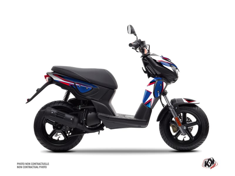 Yamaha Slider Scooter Race Graphic Kit Blue