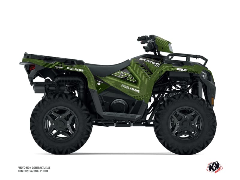 Kit graphique Quad Redrock Polaris 570 Sportsman Vert | Polaris | Kutvek