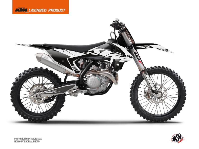 deko-set moto-cross reflex ktm 250 sxf weiß