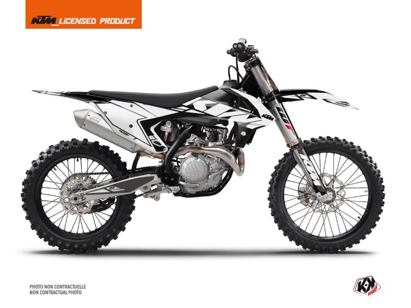 deko-set moto-cross reflex ktm 350 sxf weiß