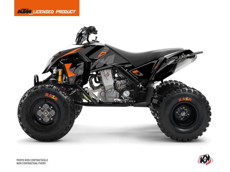 kit graphique quad ktm sx 450 reflex noir