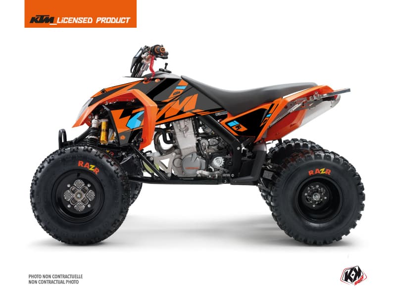 kit graphique quad ktm sx 450 reflex orange