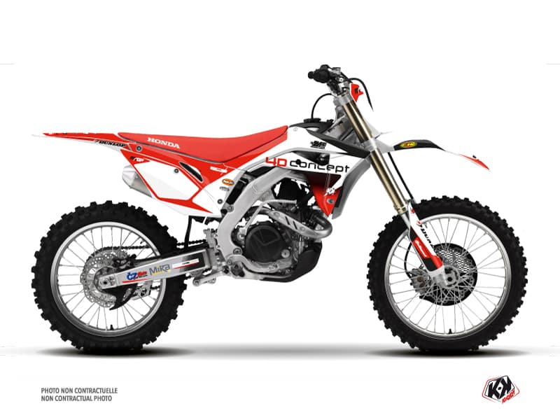dirt bike honda crf 450 r replica bos graphic kit
