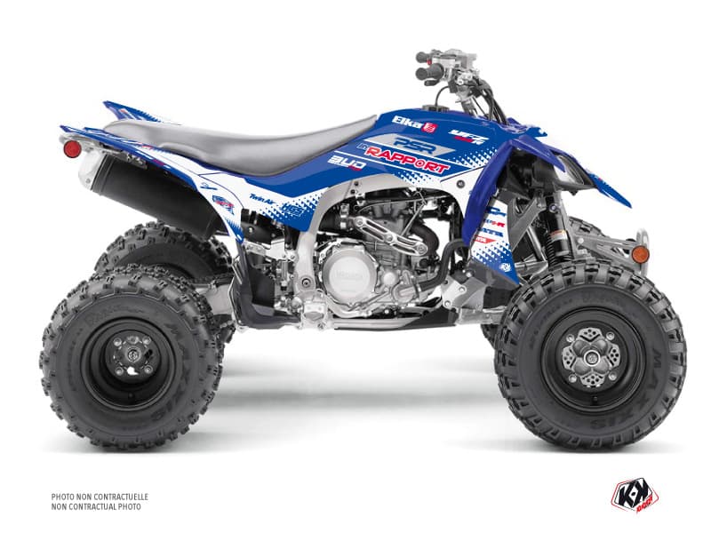 kit graphique quad yamaha yfz 450 r replica by rapport k20 bleu | Yamaha | Kutvek