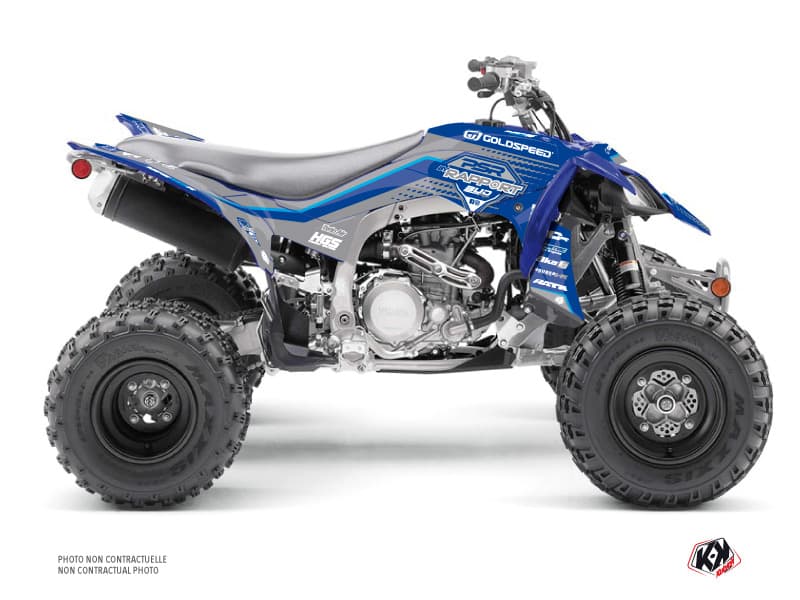 Kit graphique Quad Replica By Rapport K20 Yamaha 450 YFZ R Bleu Gris | Yamaha | Kutvek