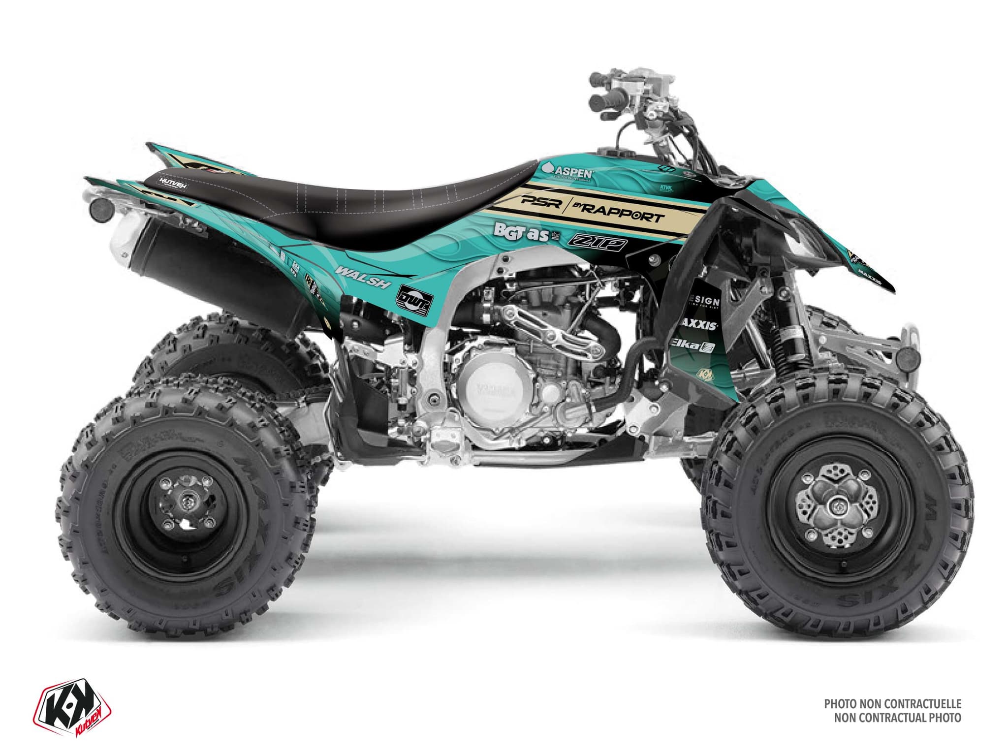 kit graphique replica by rapport pdv 2025 quad yamaha yfz 450 r