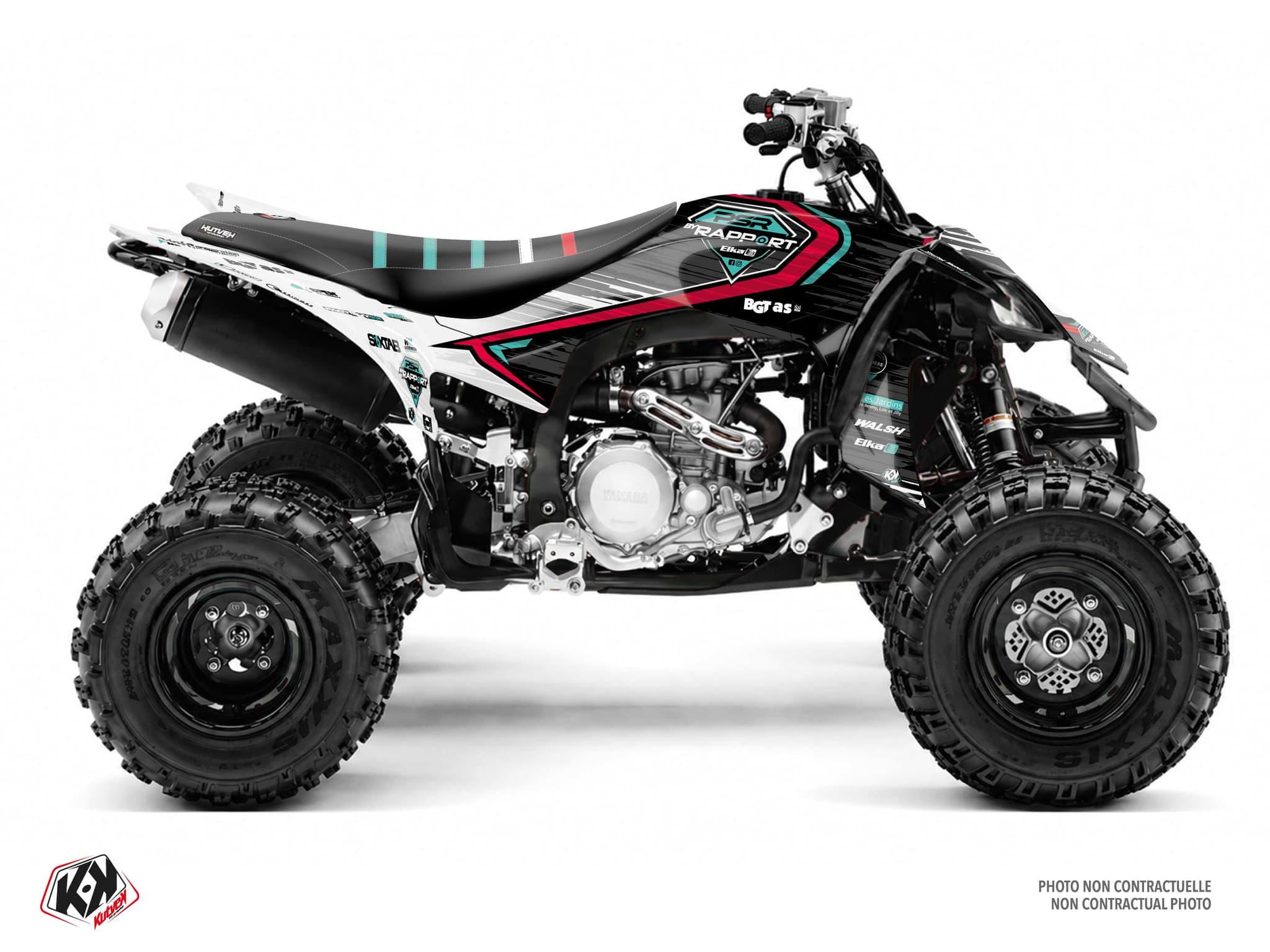 kit graphique replica by rapport pdv 2026 quad yamaha yfz 450 r