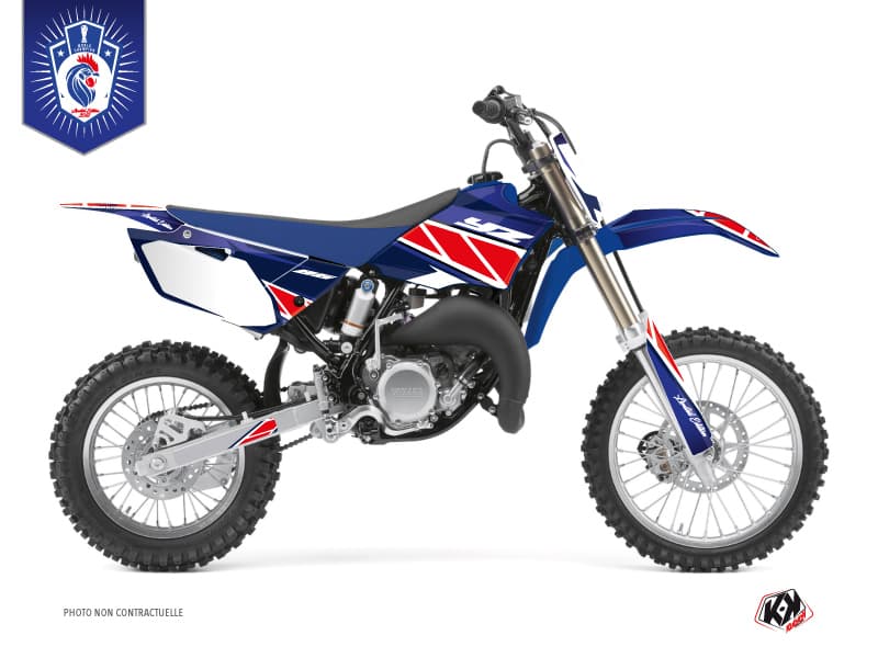 Yamaha 85 YZ Dirt Bike Replica France 2018 Limited Edition Graphic Kit | 85 YZ | Kutvek