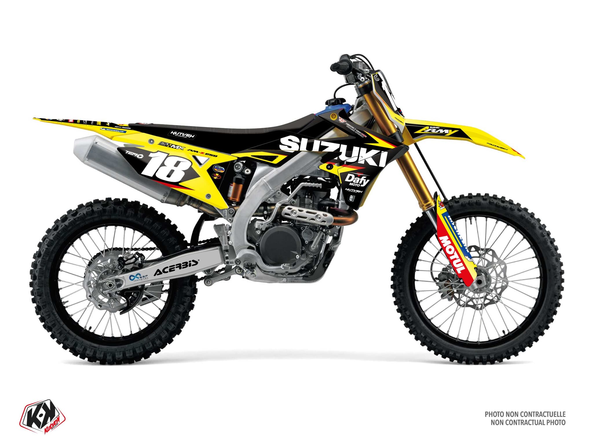 Dirt Bike SUZUKI RM-Z 250 REPLICA CHAPELIERE SABLE graphic kit