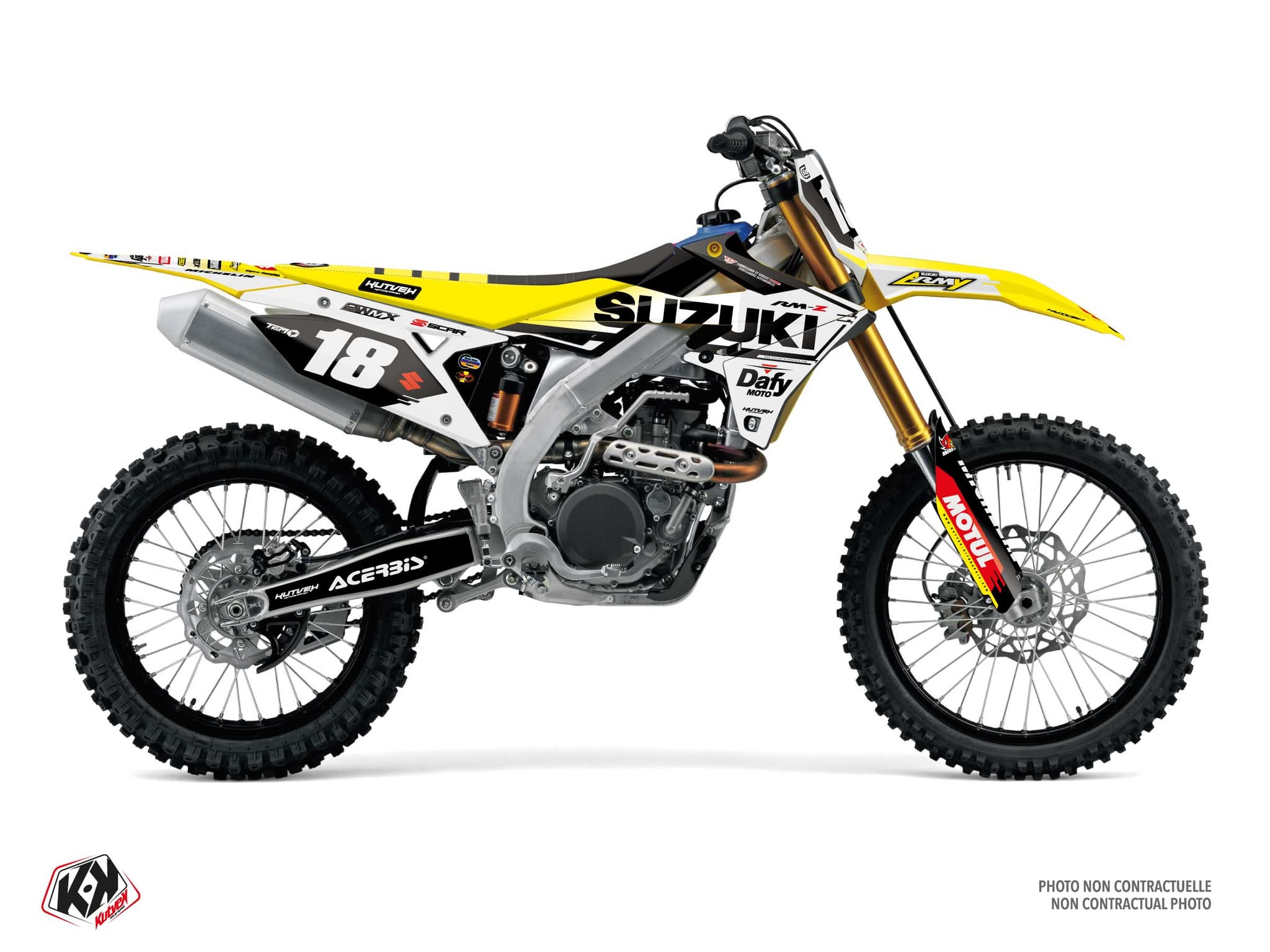 Dirt Bike SUZUKI RM-Z 250 REPLICA CHAPELIERE SABLE graphic kit