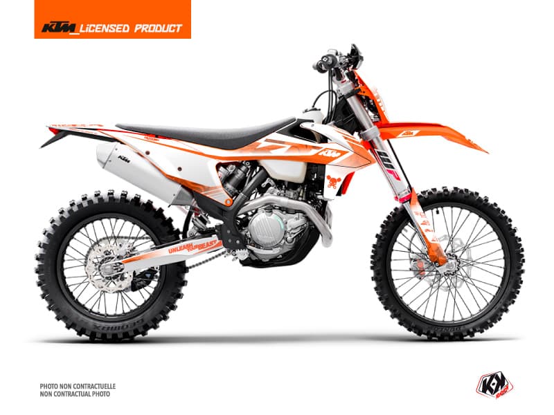 kit graphique motocross ktm exc excf replica thomas corsi 2020 orange | KTM | Kutvek