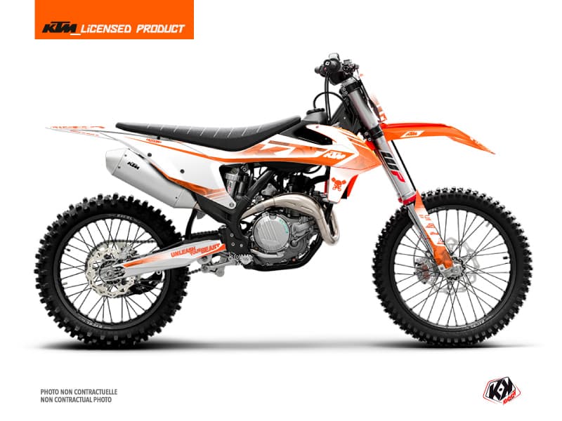deko-set moto-cross replica thomas corsi 2020 ktm 250 sx orange