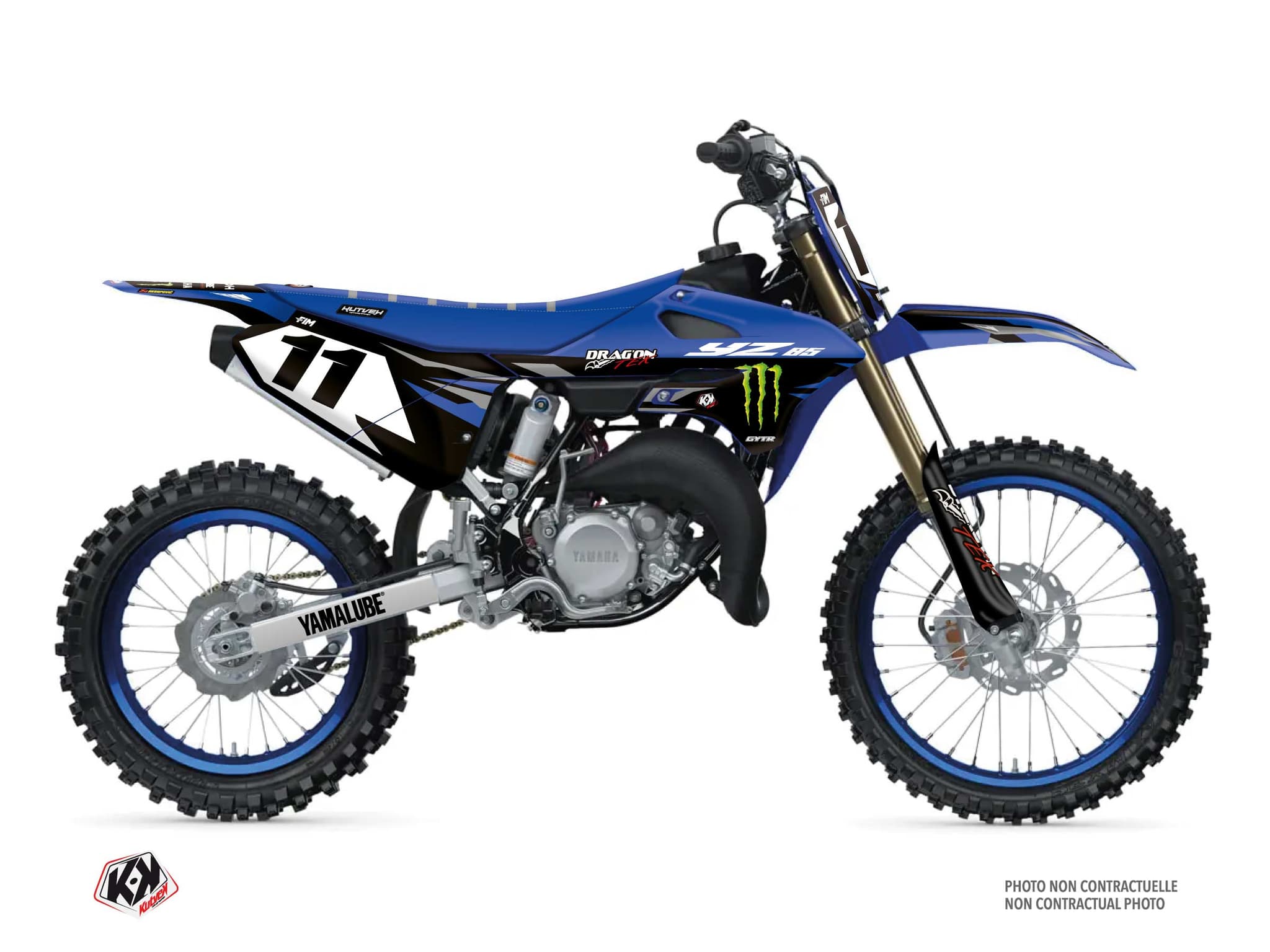 Deko-Set Moto-Cross YAMAHA YZ 85 REPLICA DRAG'ON Replica | 85 YZ | Kutvek