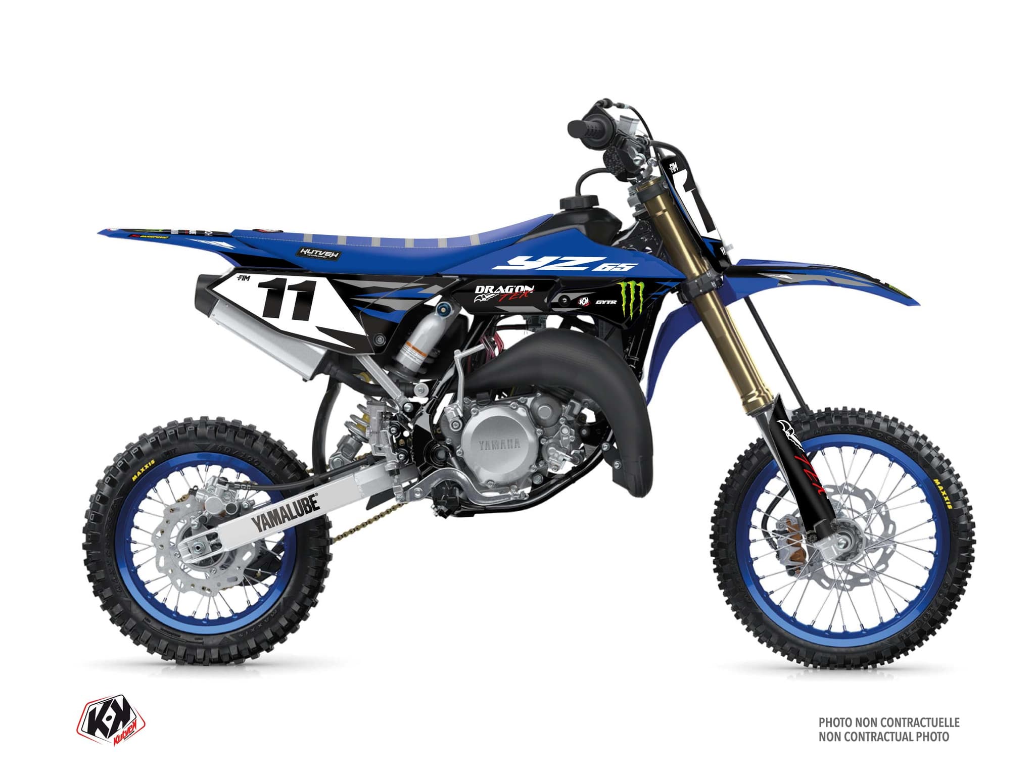Deko-Set Moto-Cross YAMAHA YZ 65 REPLICA DRAG'ON Replica | 65 YZ | Kutvek