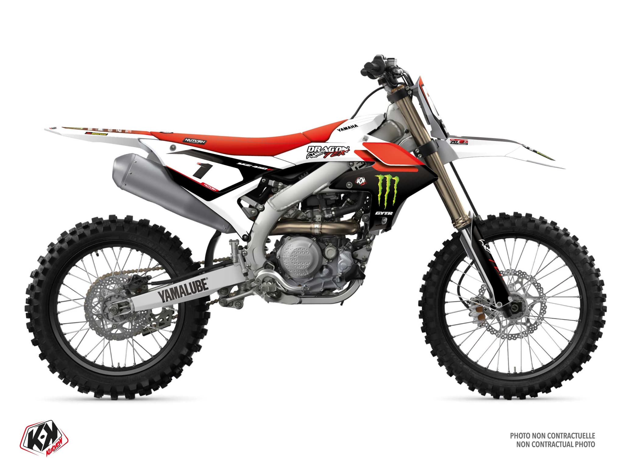 Replica Drag'on Touquet K26 Dirt Bike Yamaha YZ 450 F Graphic Kit