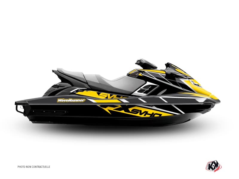 deko-set jet-ski replica yamaha fx gelb