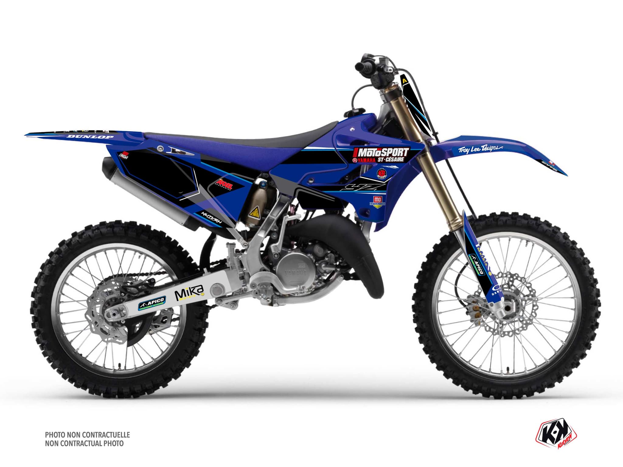Kit graphique Moto Cross Replica Kaven Benoit K21 Yamaha 125 YZ