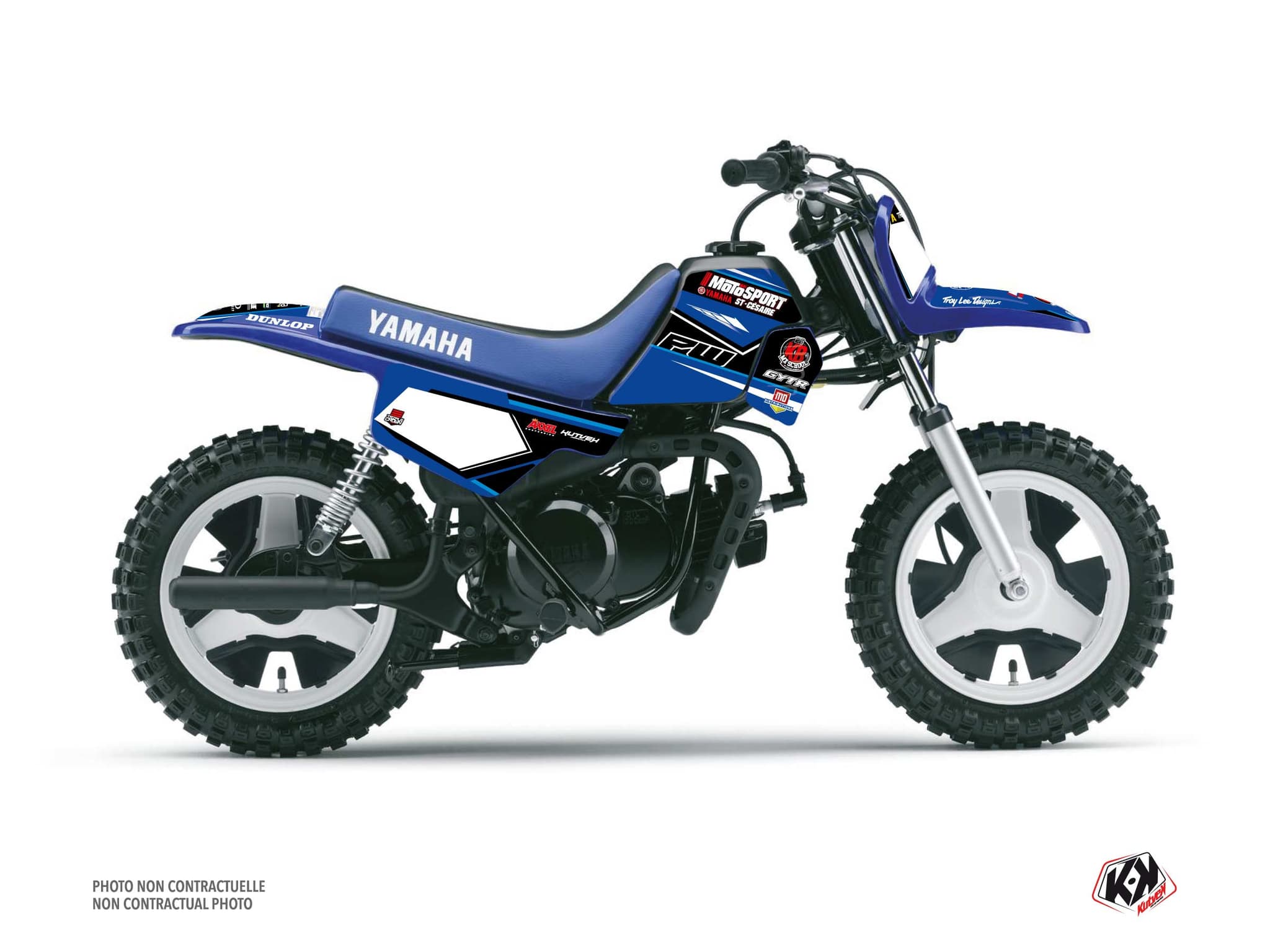 Yamaha PW 50 Dirt Bike Replica Kaven Benoit K21 Graphic Kit | PW 50 | Kutvek