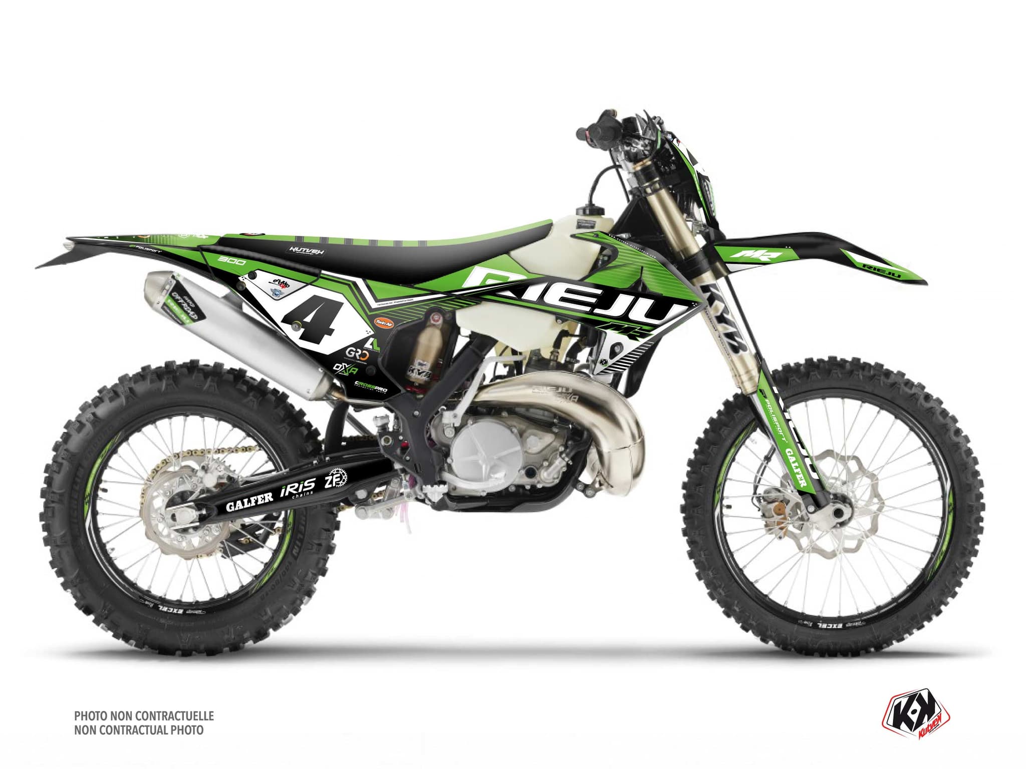 Dirt Bike RIEJU MR 300 PRO REPLICA LARRIEU Green graphic kit