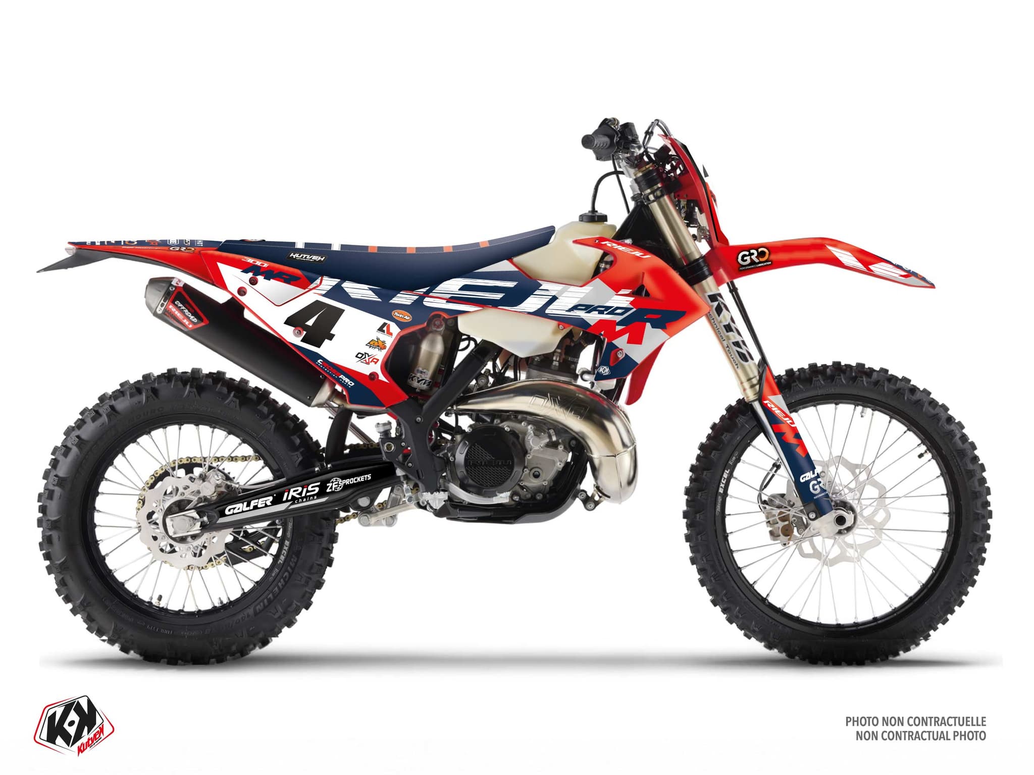 Kit de decoración Motocross RIEJU MR 300 PRO REPLICA LARRIEU Réplica
