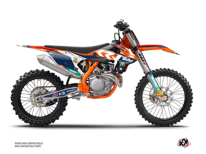 deko-set moto-cross replica pichon ktm 250 sxf