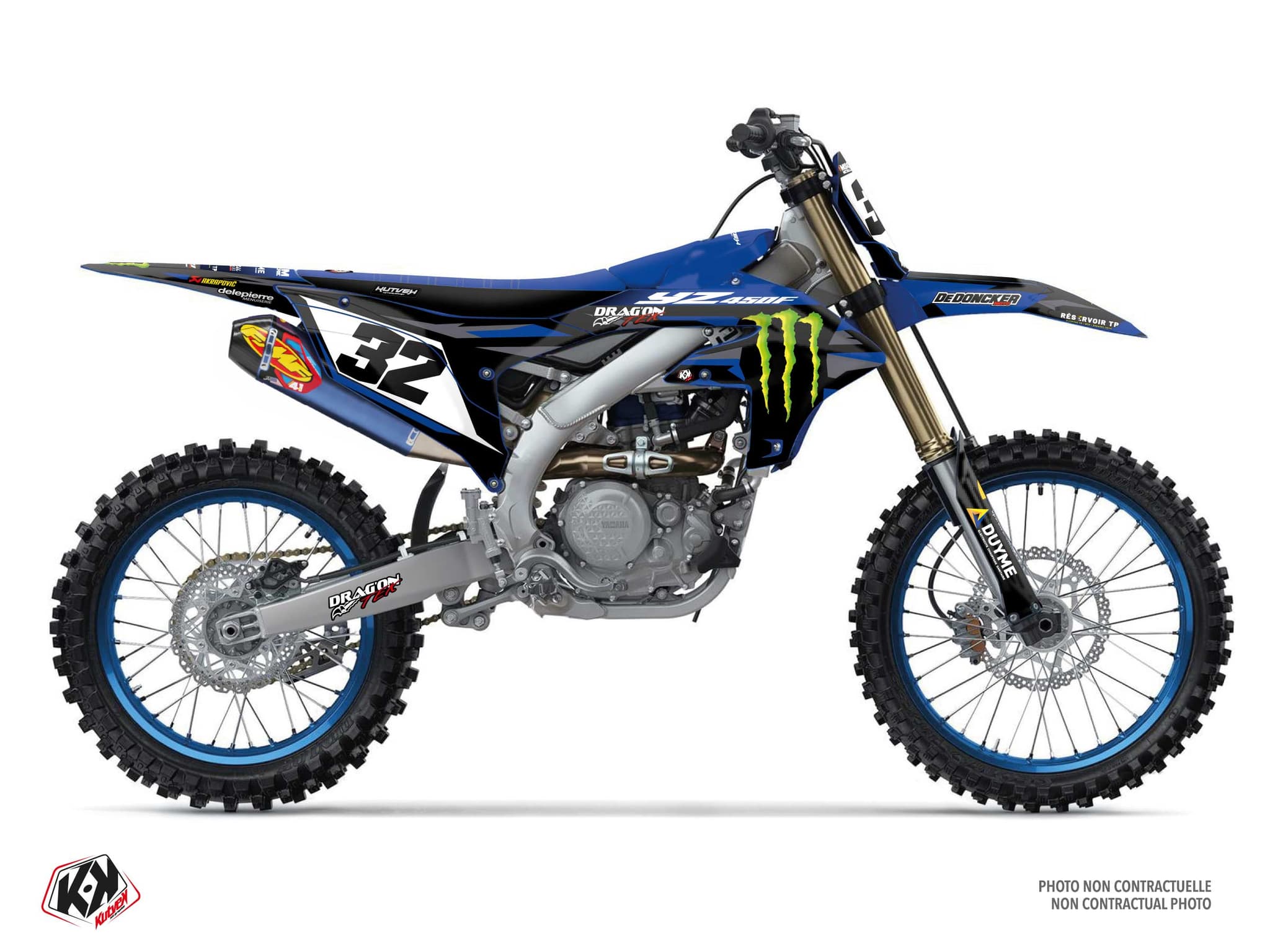 Dirt Bike Yamaha YZ 450 F Replica Milko Potisek K24 Graphic Kit