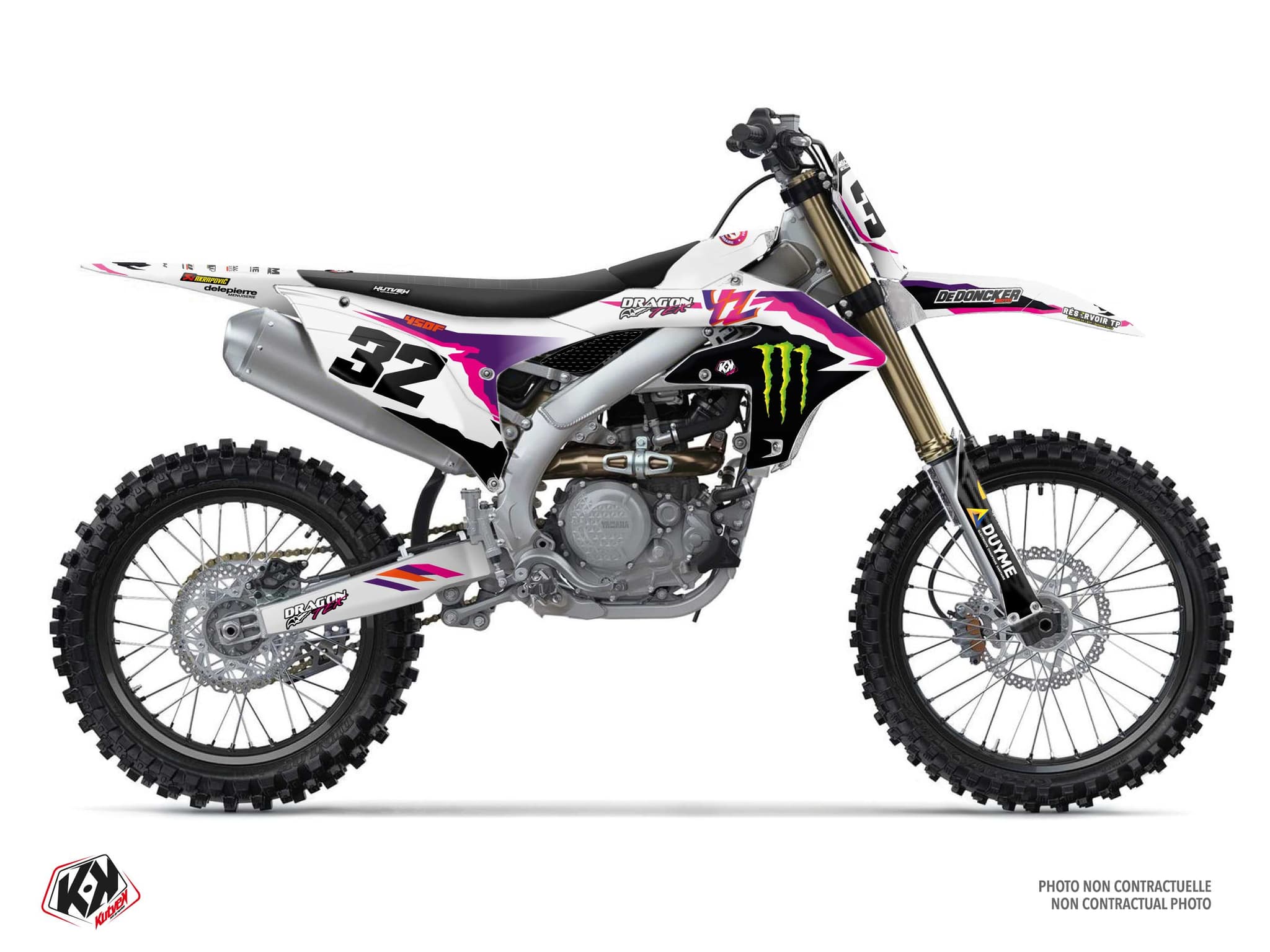 Dirt Bike Yamaha YZ 450 F Replica Potisek Touquet K24 Graphic Kit