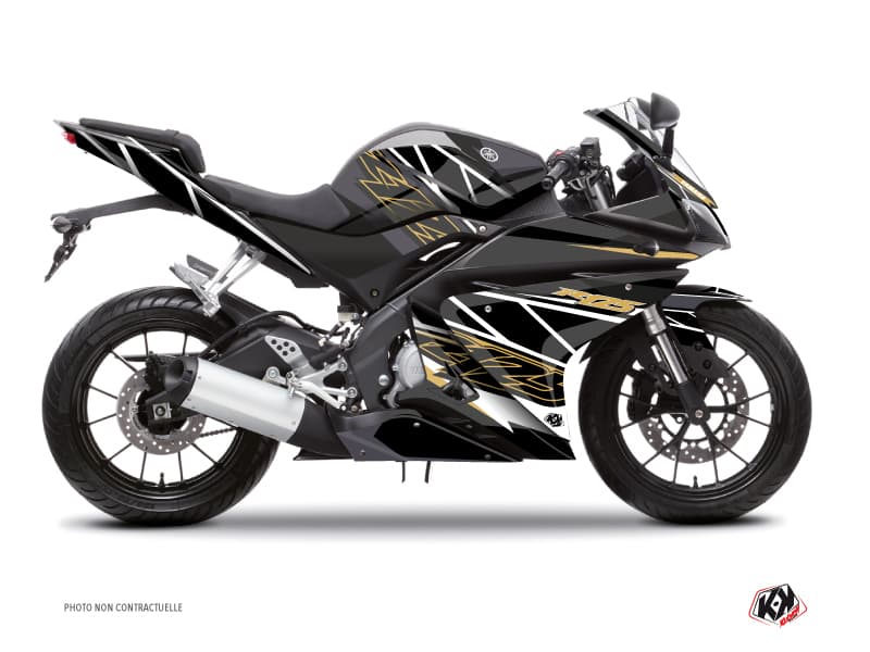 Kit graphique Moto Replica Yamaha R125 Marron | Yamaha | Kutvek