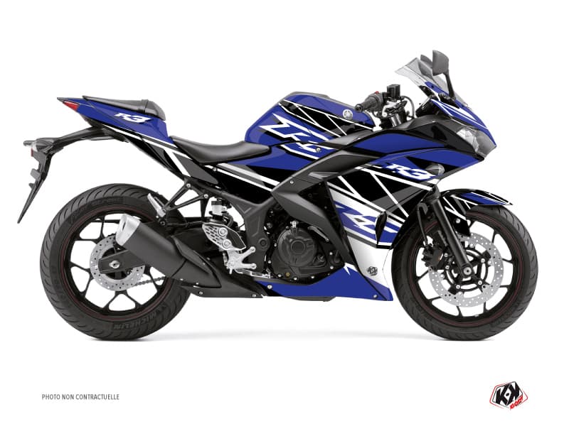 Kit graphique Moto Replica Yamaha R3 Bleu | Yamaha | Kutvek