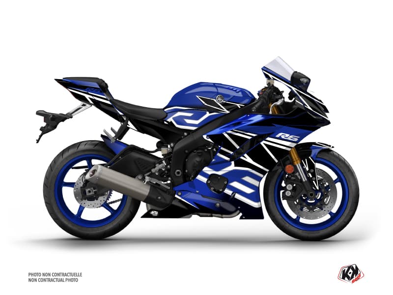 kit decorativo moto replica yamaha r6 blu | Yamaha | Kutvek