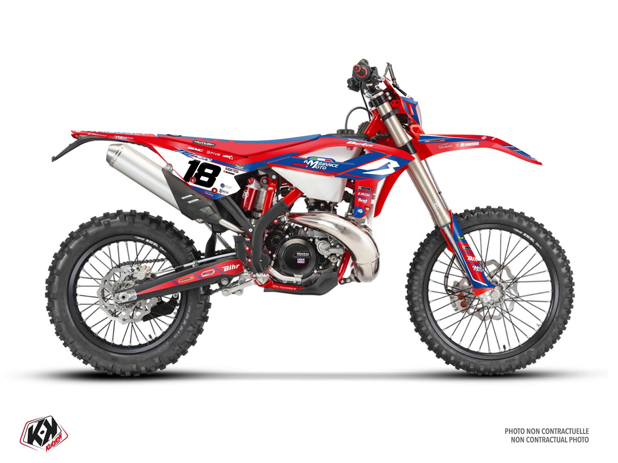 Beta RR 450 4T Replica Team Ambiance Moto K24 Dirt Bike Graphic Kit