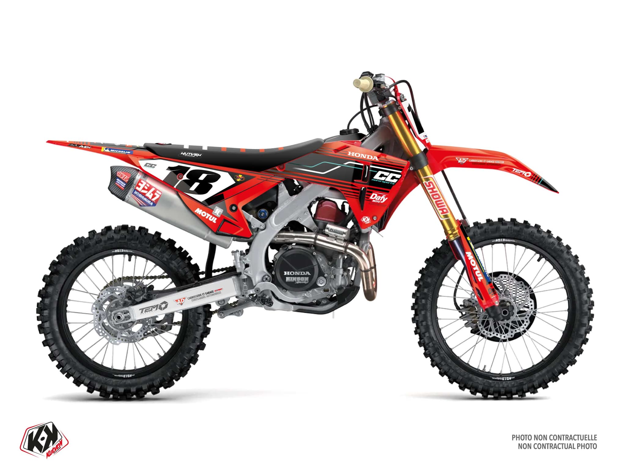 Honda CRF 450 R Dirt Bike Replica Team CC Motorsport K25 Graphic Kit