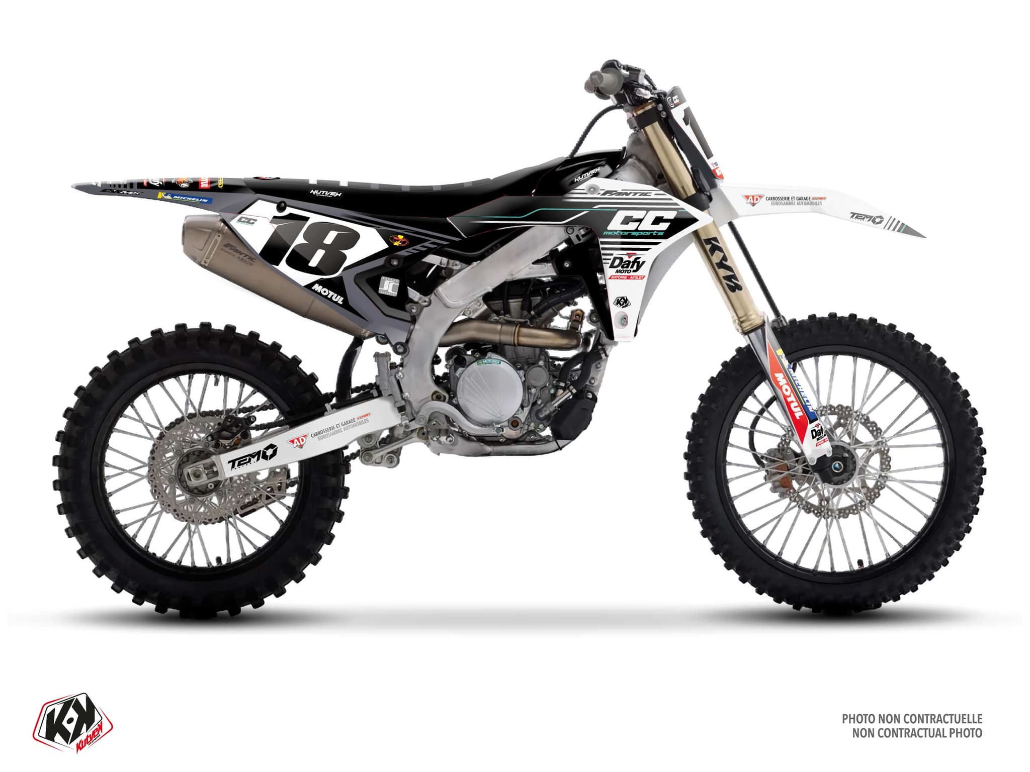 kit graphique motocross fantic xx 450 f replica team cc motorsport k25