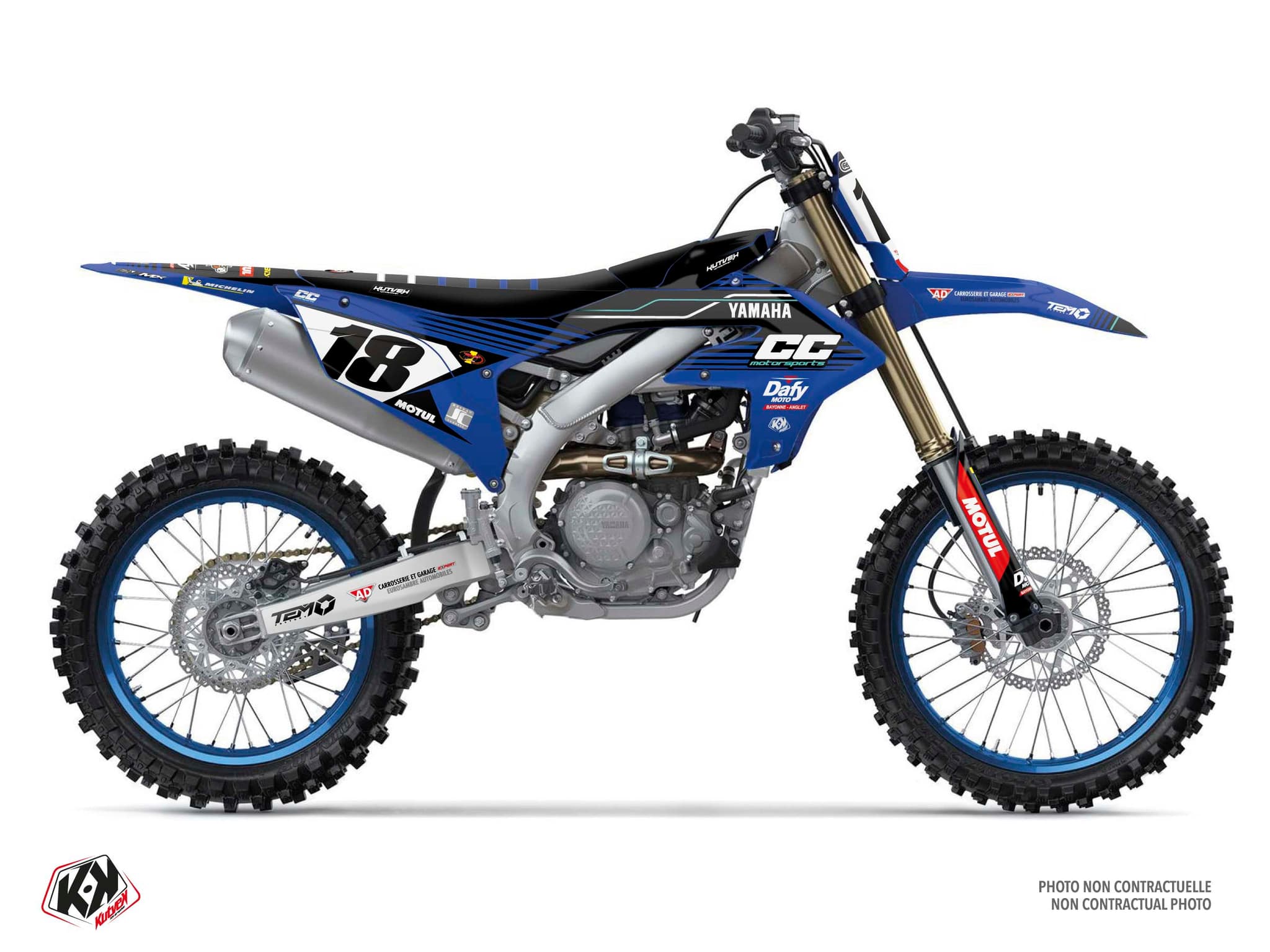 Yamaha YZ 450 F Replica Team CC Motorsport K25 Dirt Bike Graphic Kit