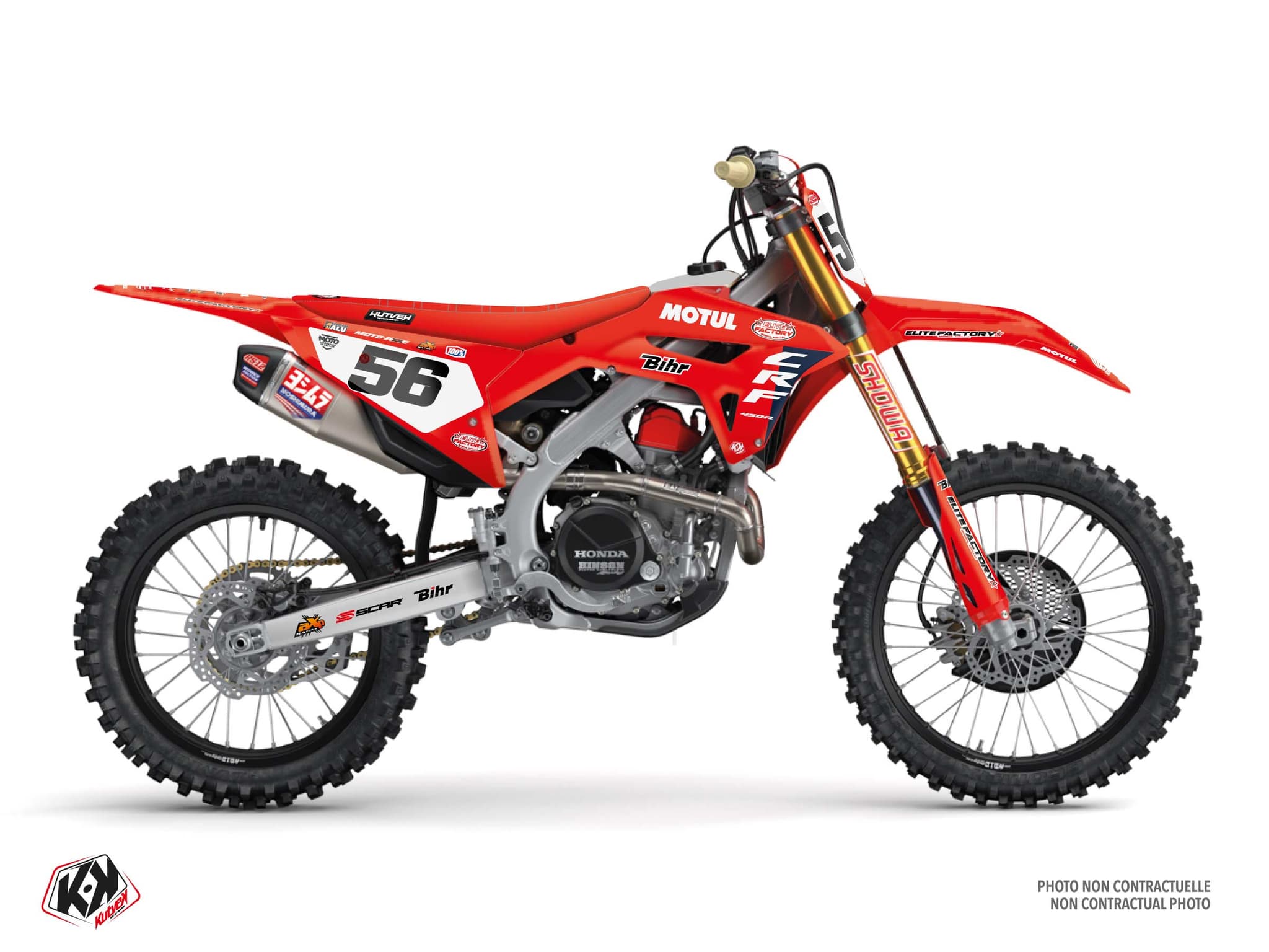 Graphic Kit Dirt Bike Honda CRF 450 R Replica Team Elite Moto 15 K24