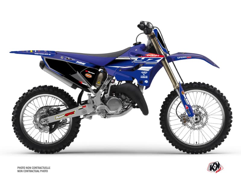 Yamaha 125 YZ Dirt Bike Replica Team Outsiders Graphic Kit 2018 | 125 YZ | Kutvek