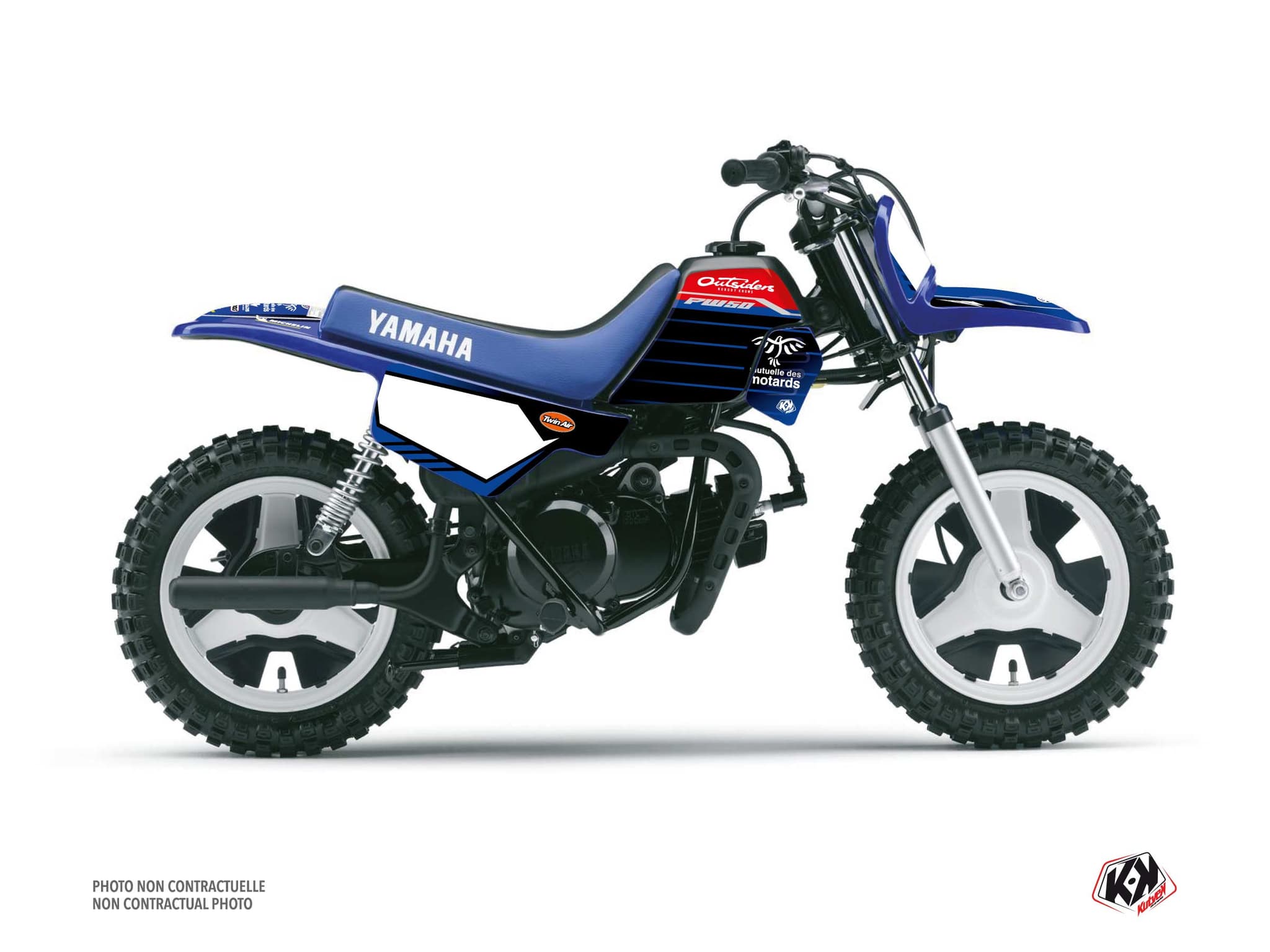 Kit graphique Moto Cross Replica Team Outsiders K22 Yamaha PW 50