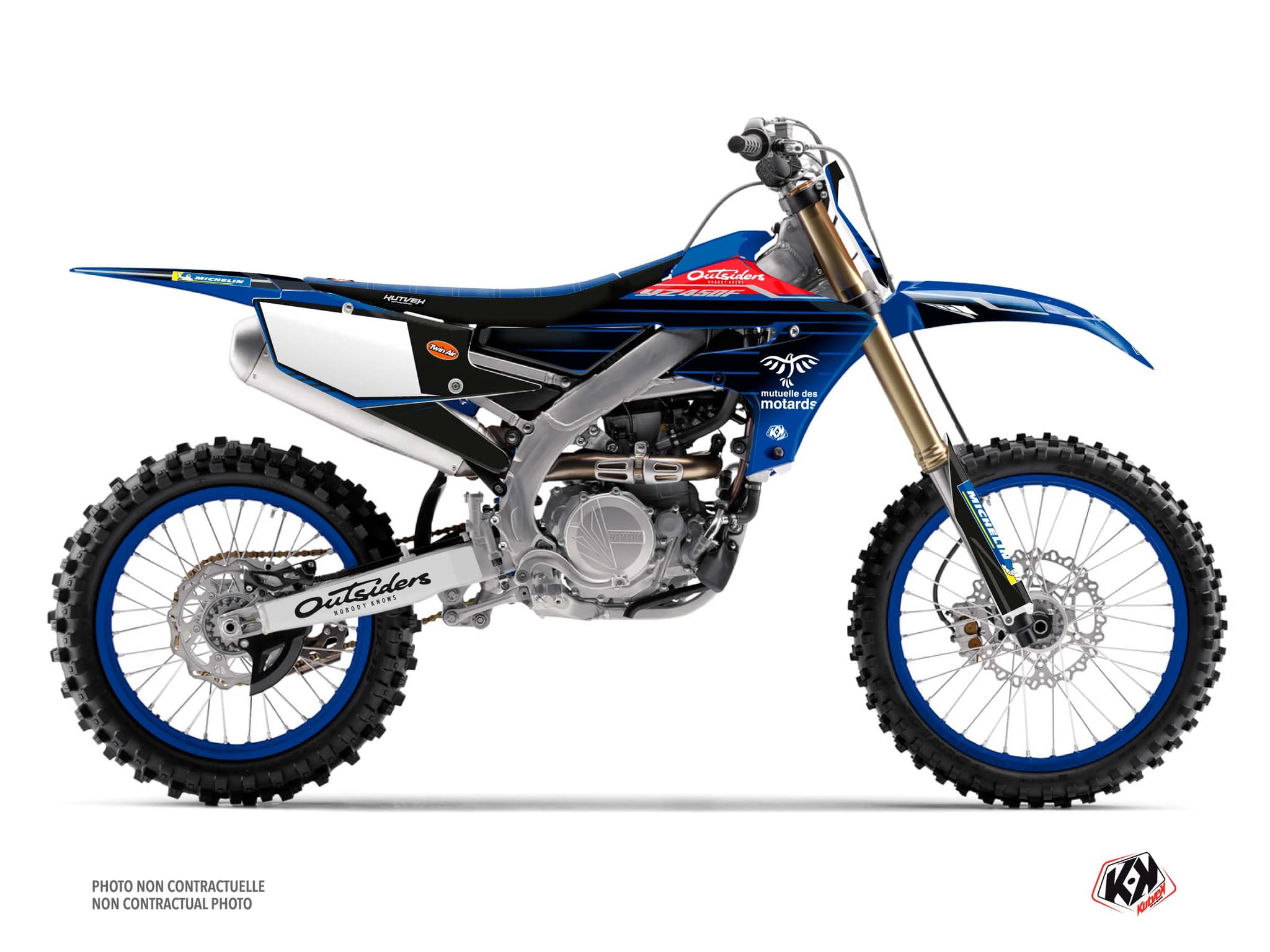 Kit graphique Moto Cross Replica Team Outsiders K22 Yamaha 450 YZF