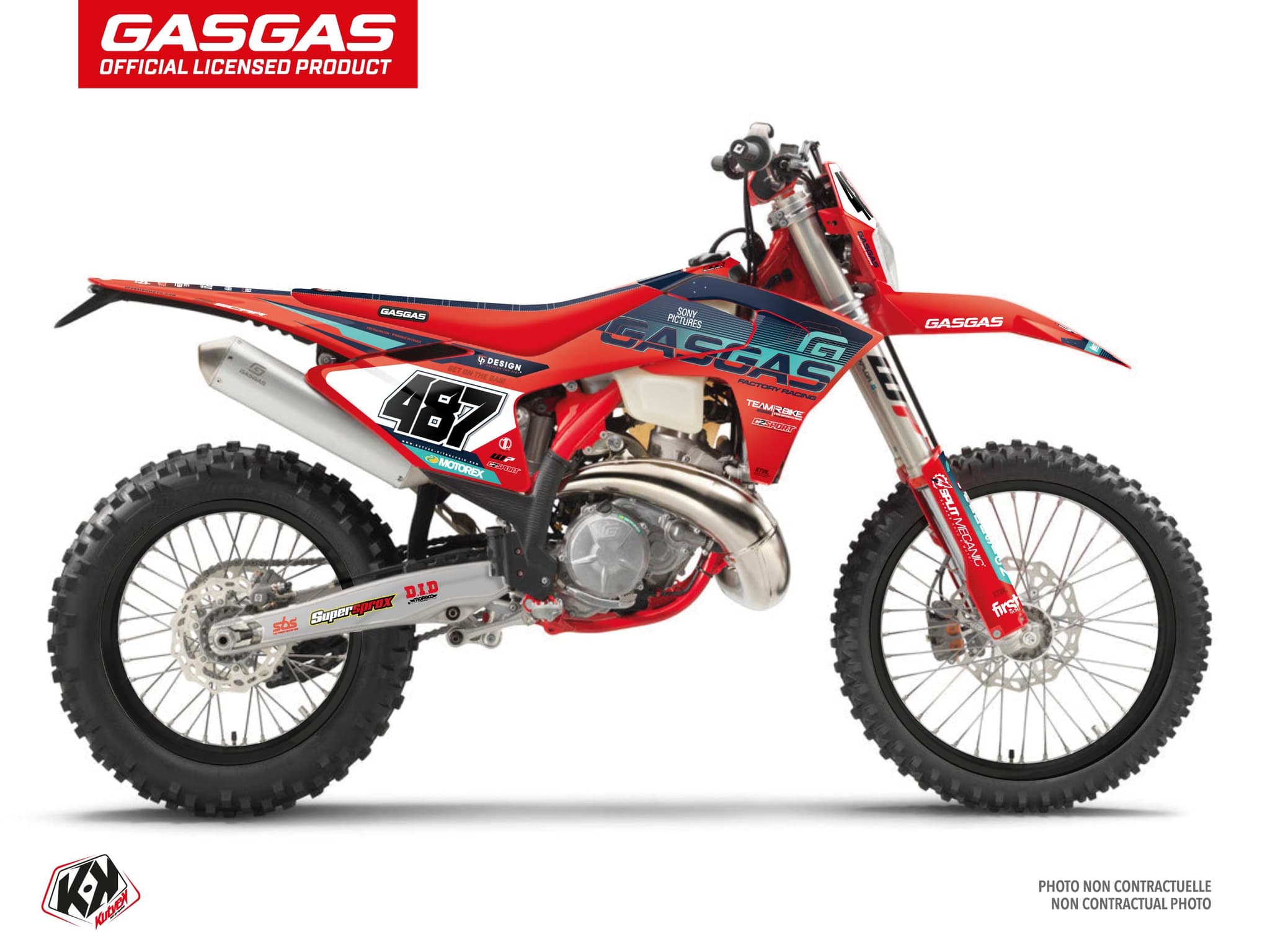 Dirt Bike GASGAS ECF REPLICA TEAM RBIKE graphic kit