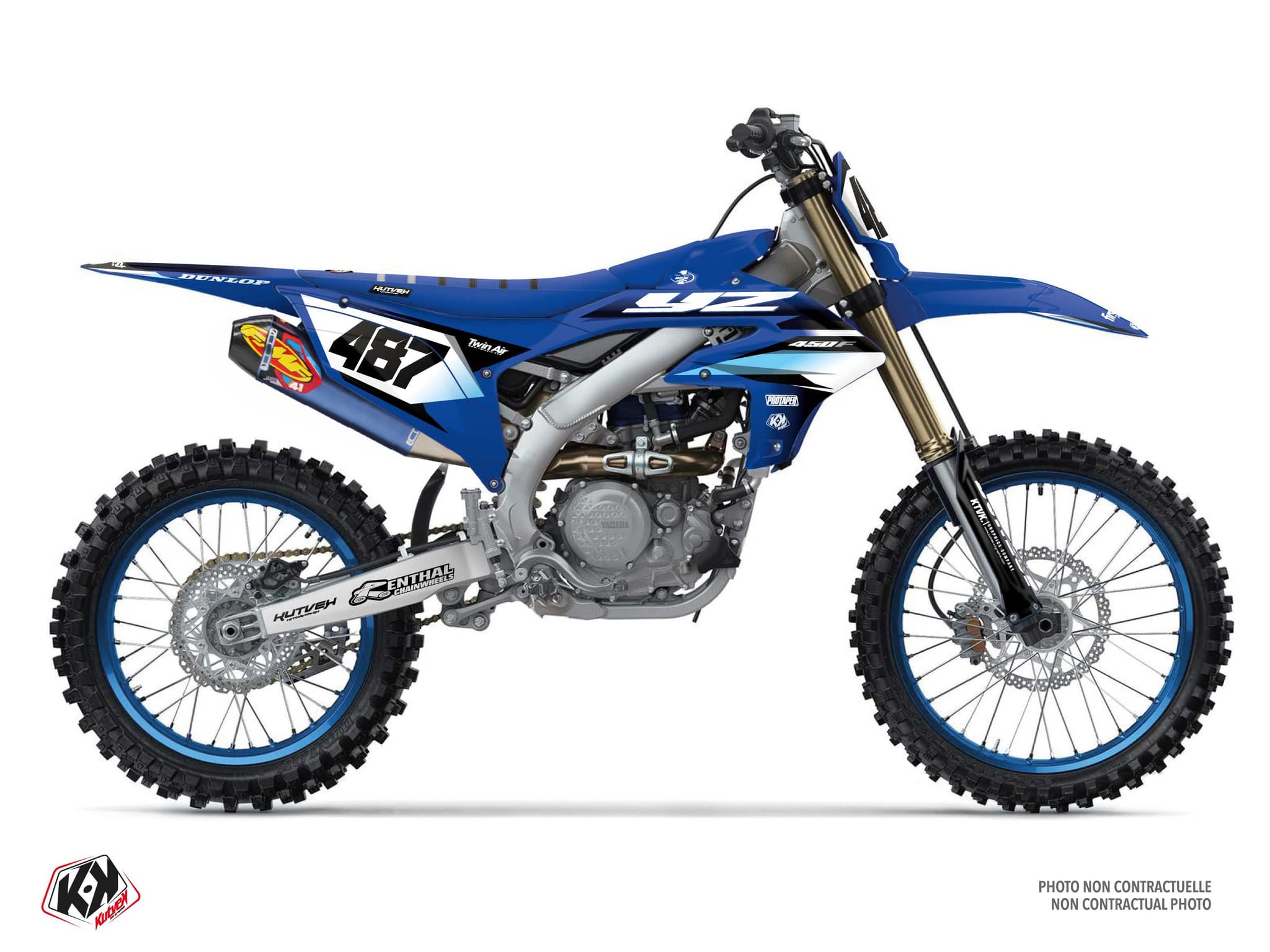 Yamaha YZ 450 F Replica Team Rbike K25.1 Dirt Bike Graphic Kit