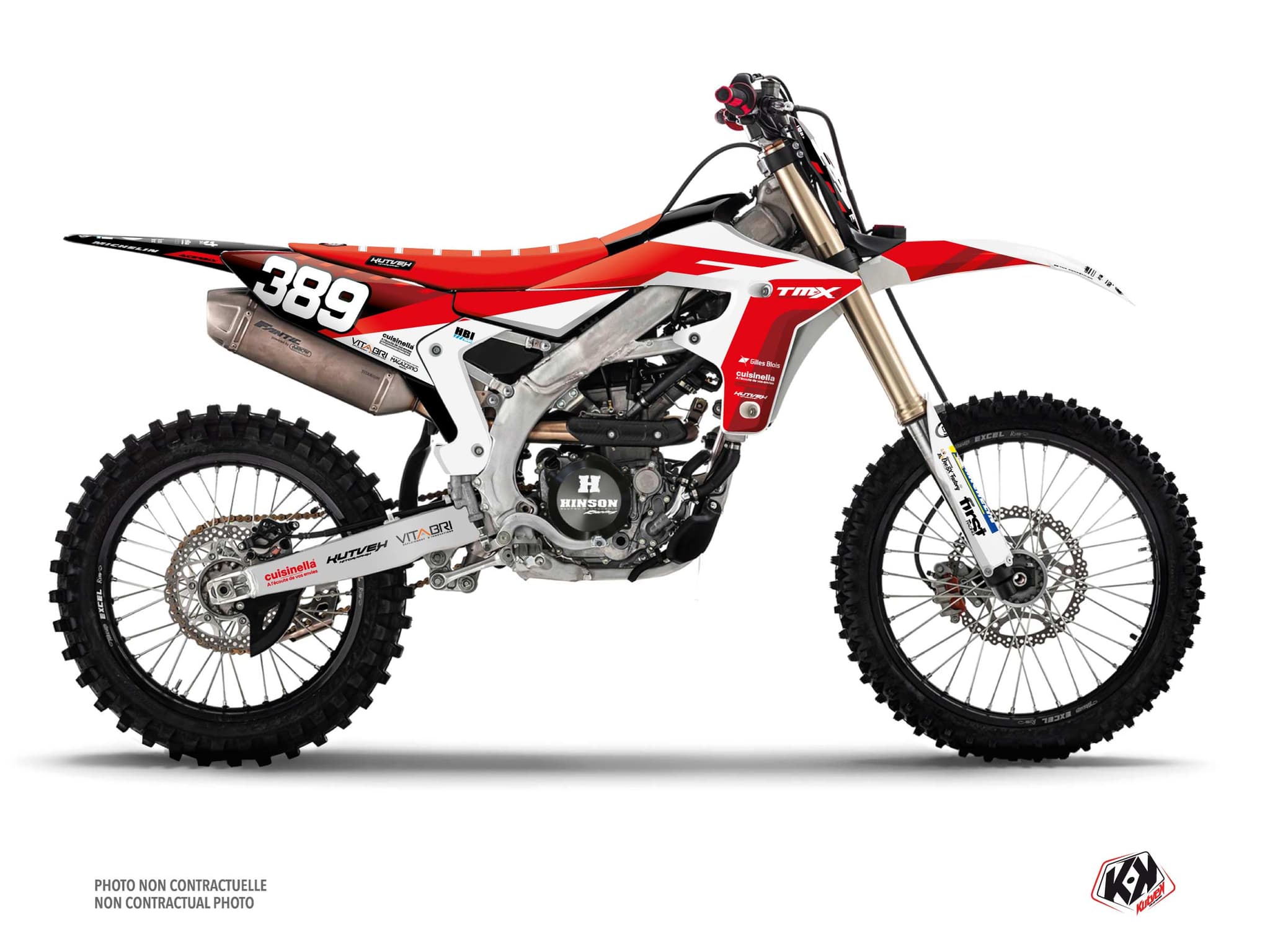 Kit Graphique motocross fantic xx 250 f replica team tmx k24