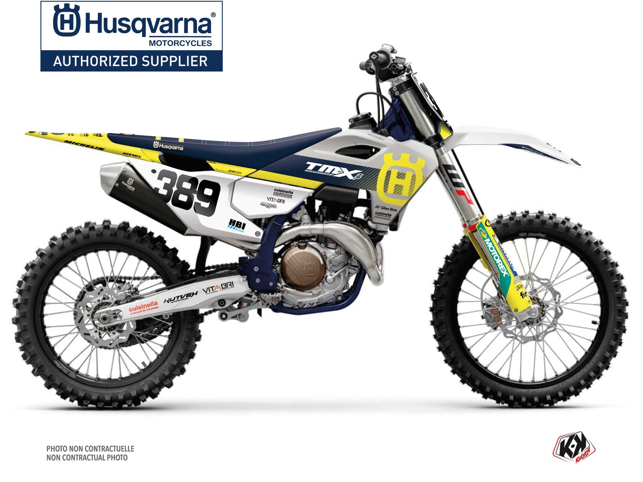 kit déco motocross husqvarna fc 450 replica team tmx k24