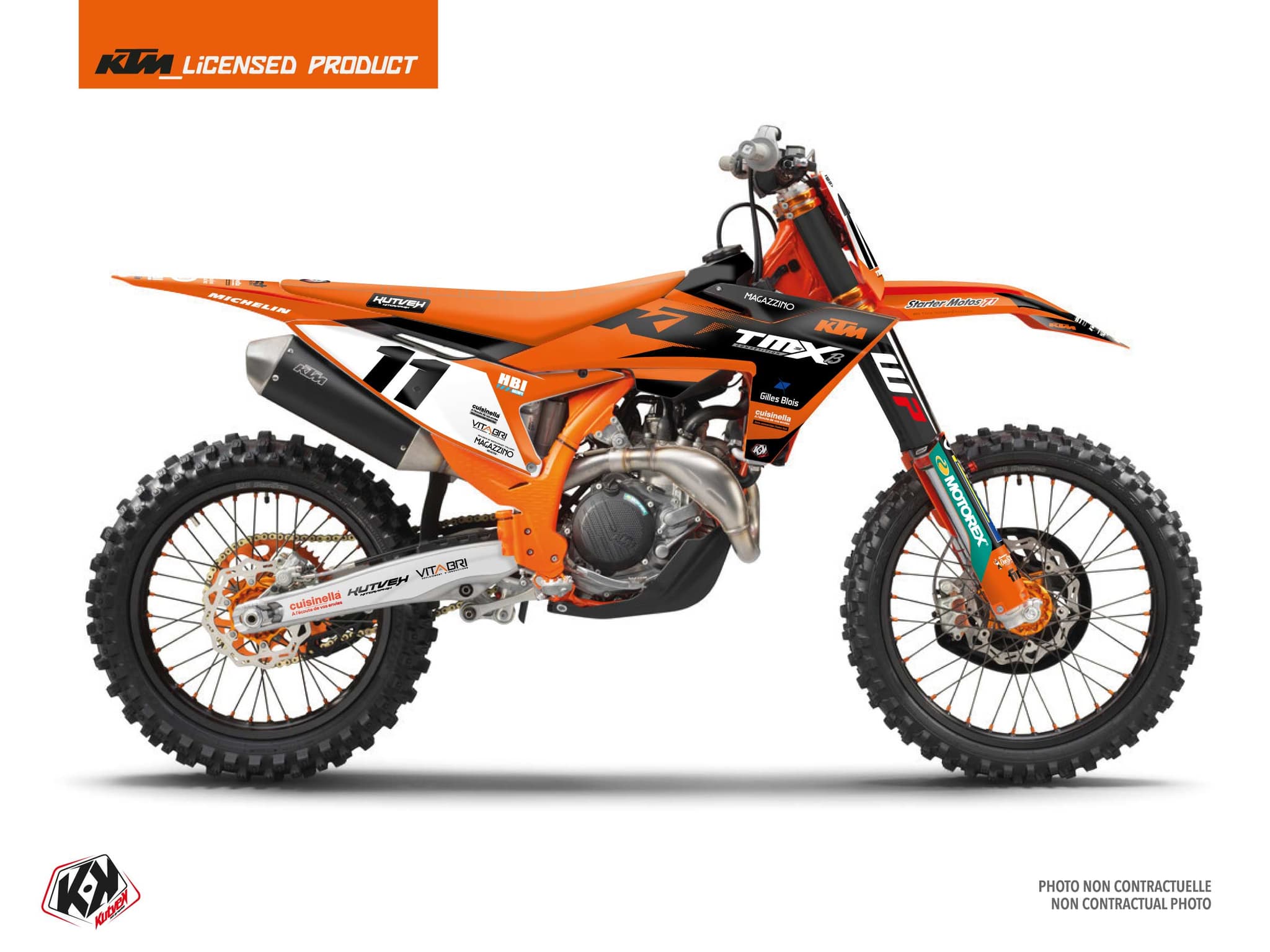 Kit graphique Motocross KTM SX 450 F REPLICA TEAM TMX | KTM | Kutvek