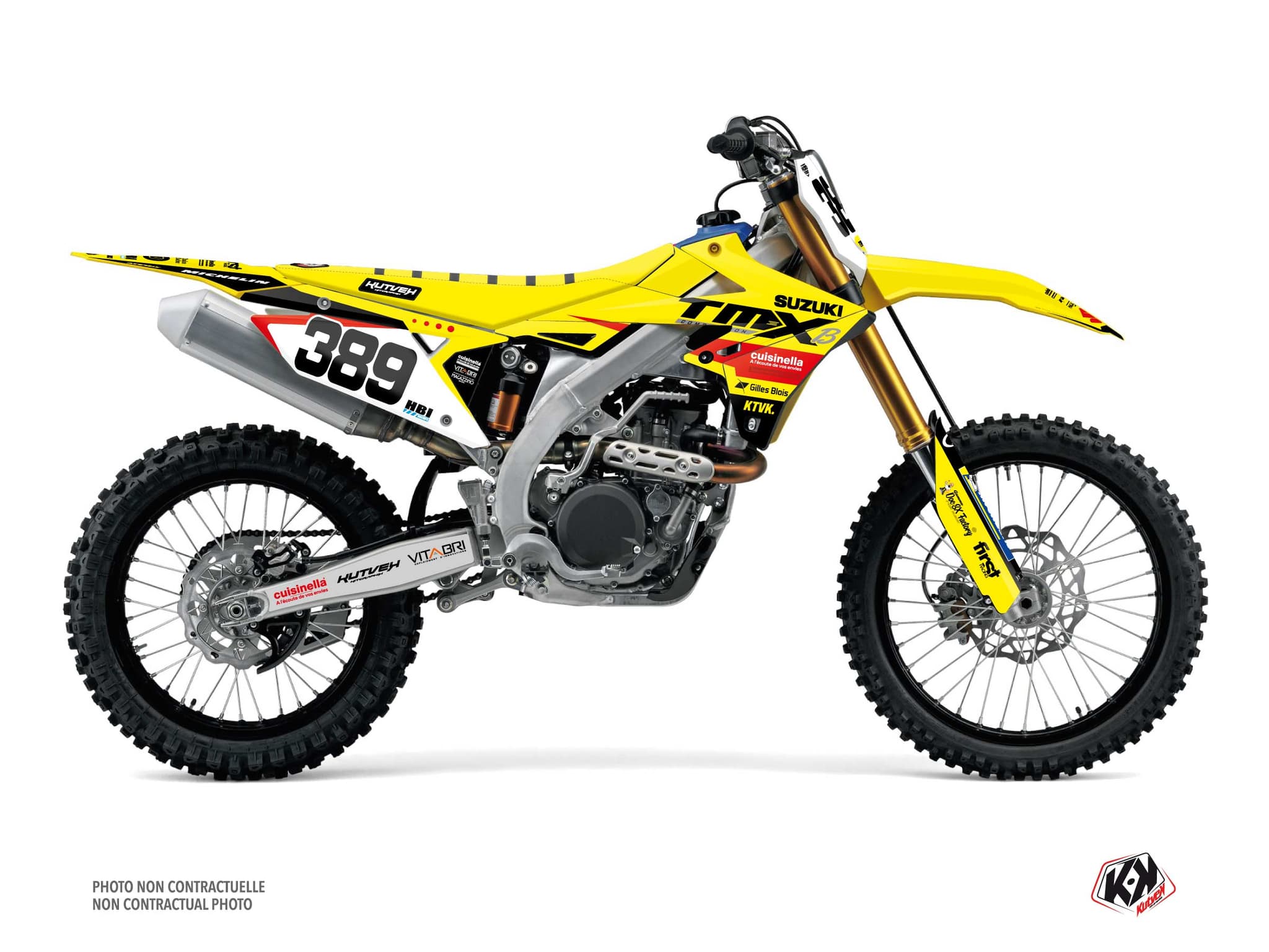Kit graphique Motocross SUZUKI RM-Z 450 REPLICA TEAM TMX