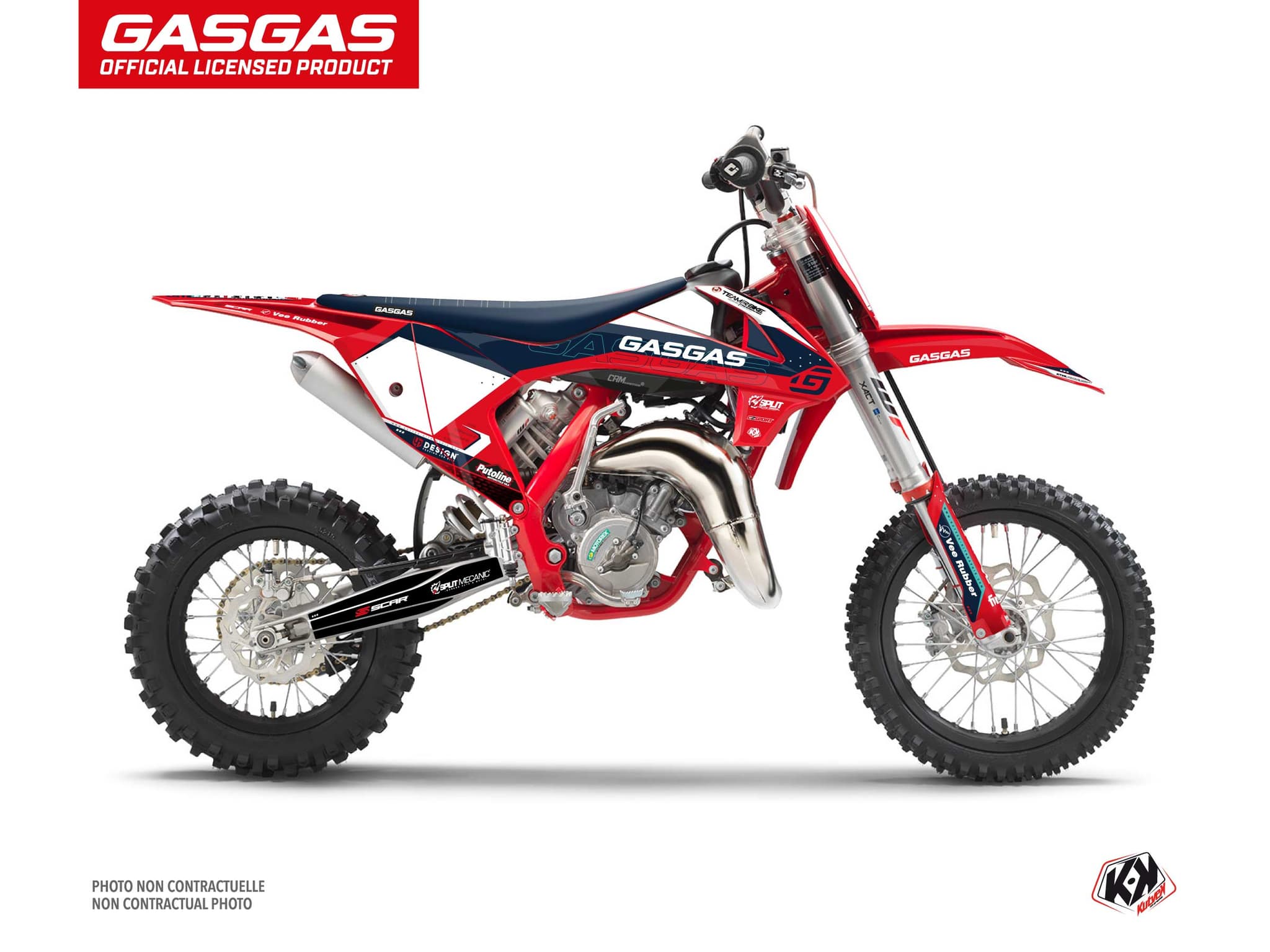 deko-set moto-cross gasgas mc 65 replica team rbike k23