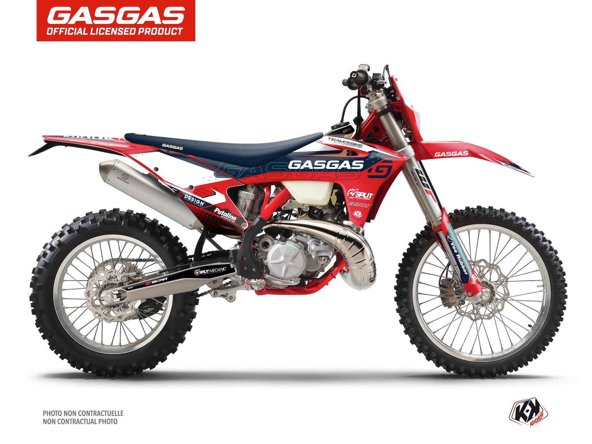 kit graphique motocross gasgas ecf replica team rbike k23