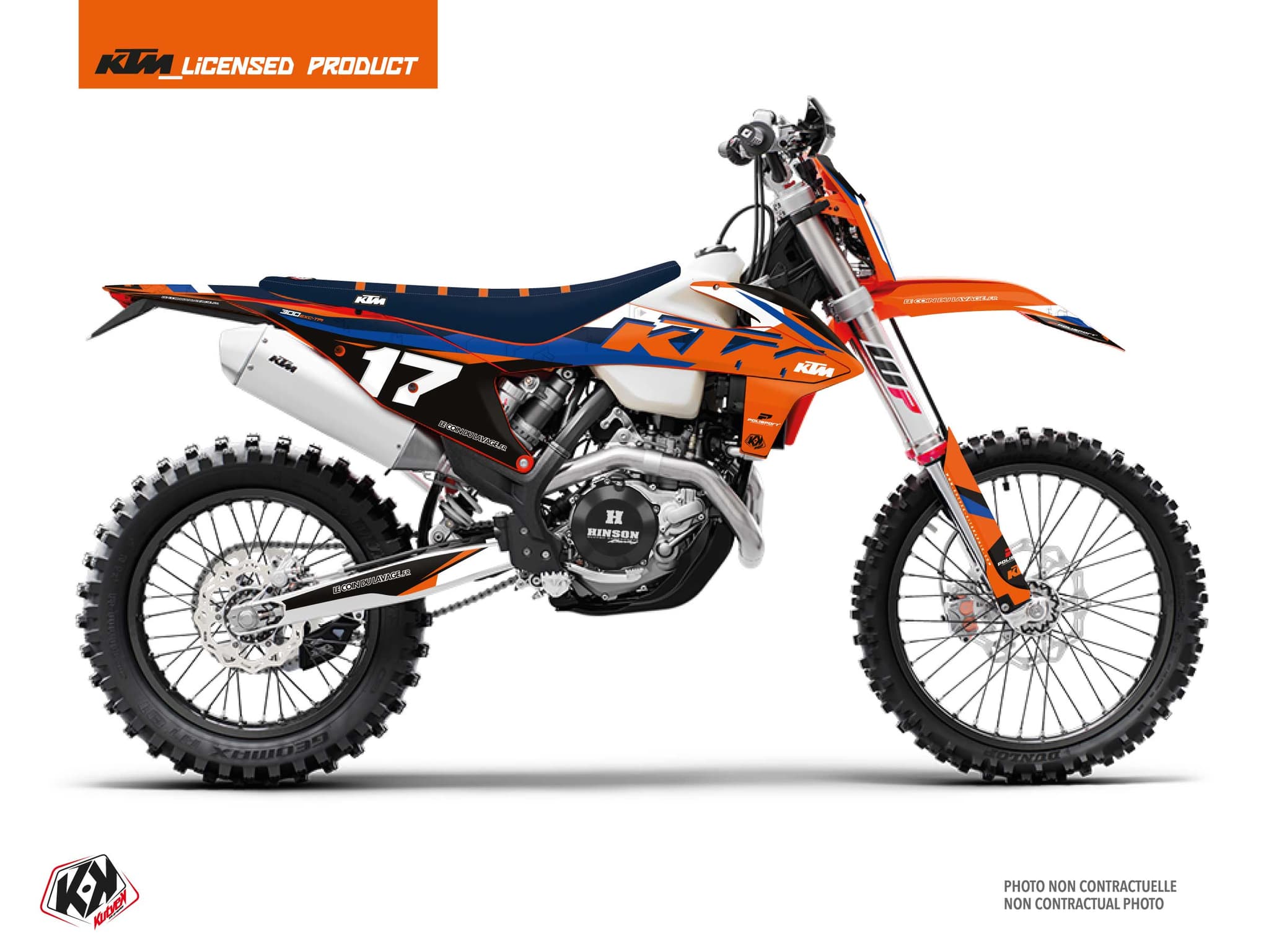 KTM EXC EXCF Replica Thehusq K25 Dirt Bike Graphic Kit