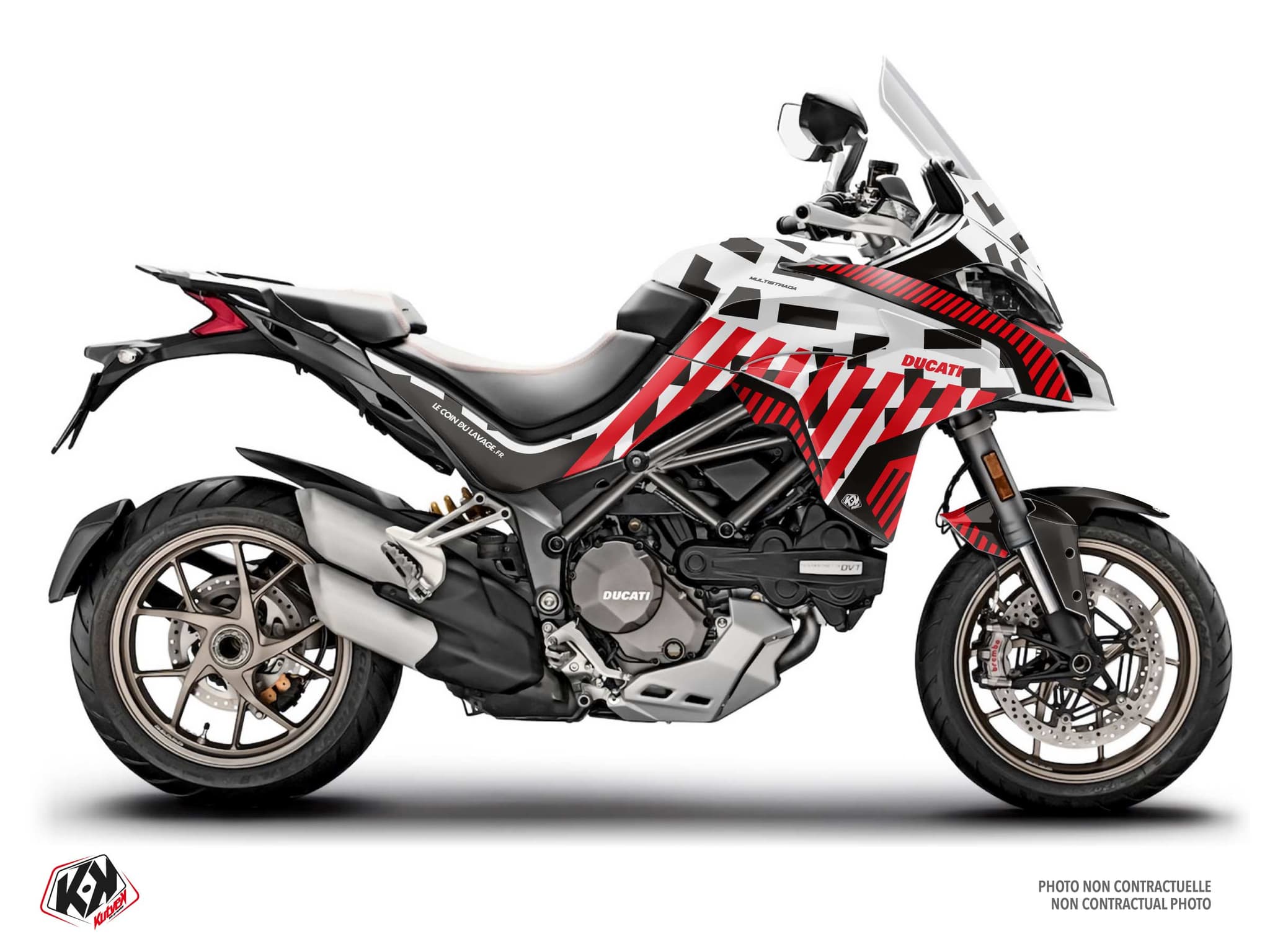 kit graphique moto ducati multistrada 1260 replica thehusq k25